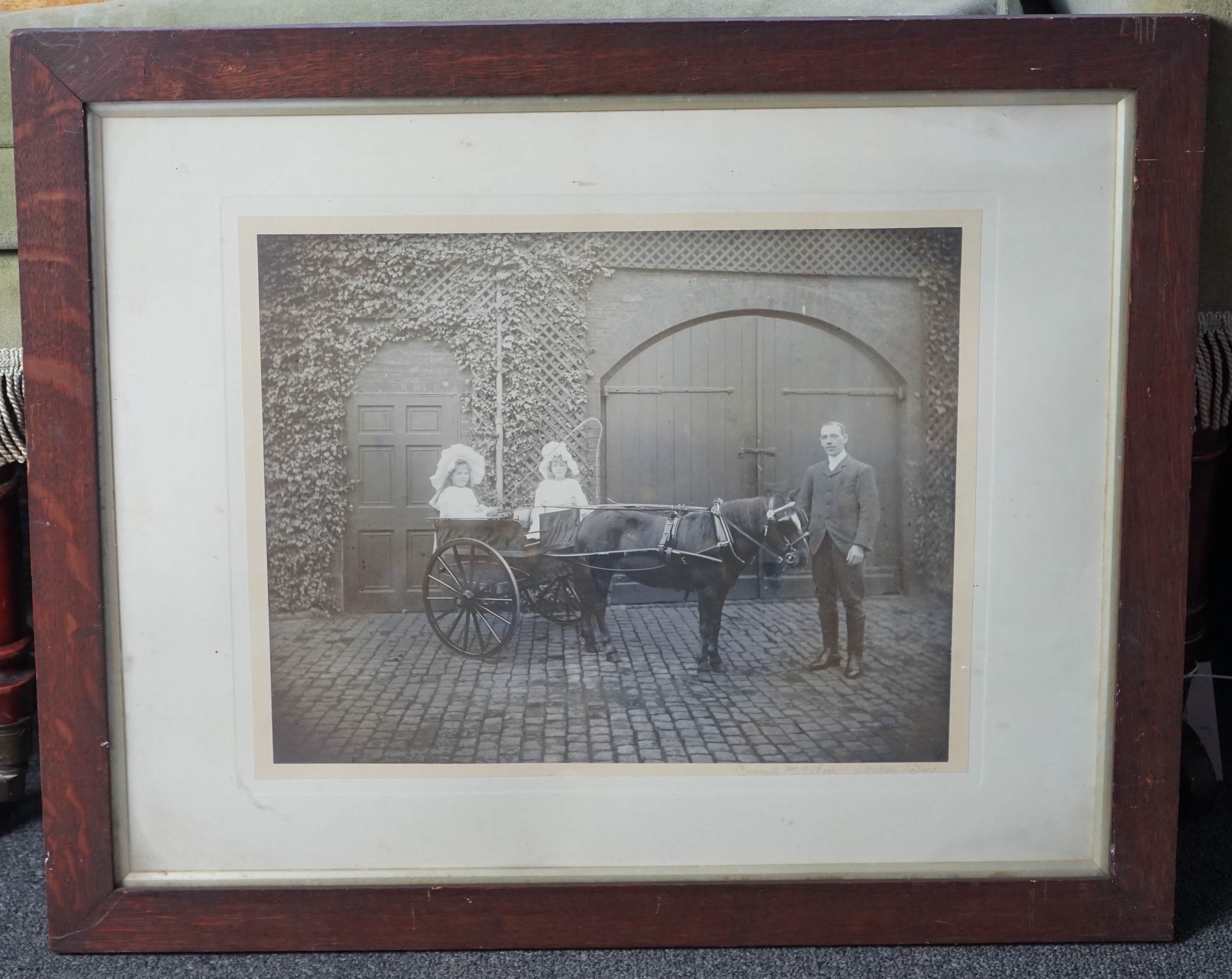 Six assorted late Victorian / Edwardian framed photographs